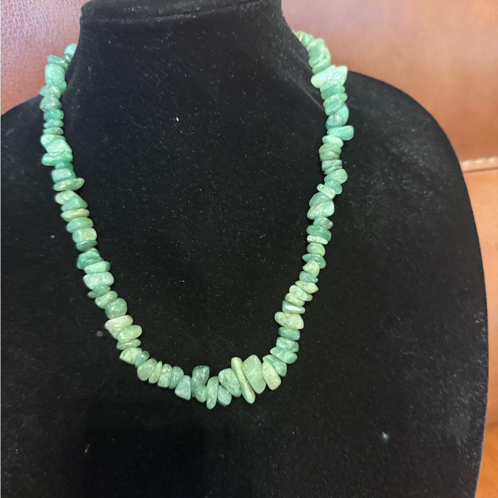 Natural Jade  Stone Necklace